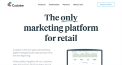 Desktop Screenshot of custobar.com