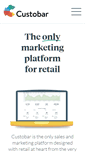 Mobile Screenshot of custobar.com