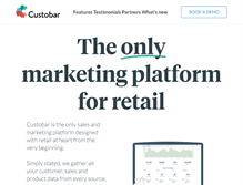 Tablet Screenshot of custobar.com